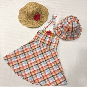 3 piece plaid halter top Gymboree dress